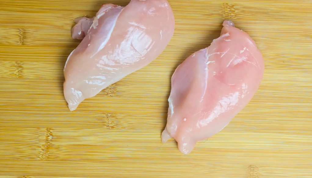 preparing for air fryer frozen chicken breast