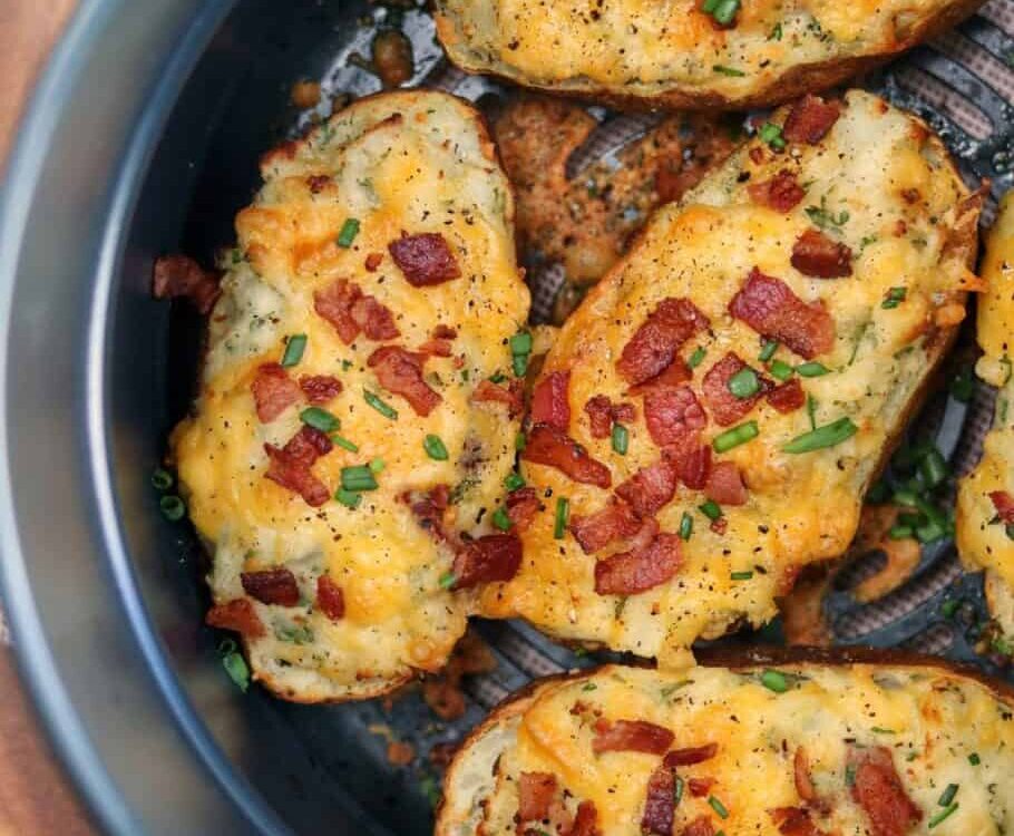 Air Fryer Twice Baked Potato