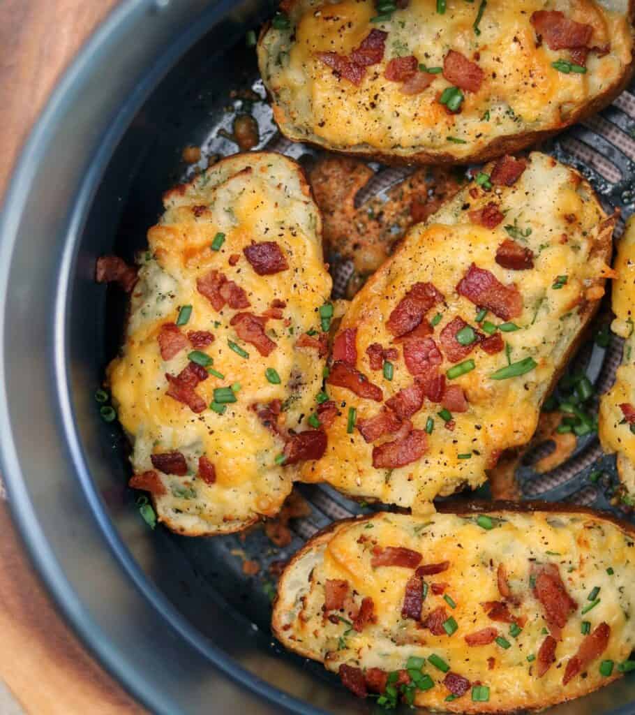 Air Fryer Twice Baked Potato